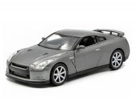 Welly Машинка Nissan GT-R R35 металл 43632W-G серый