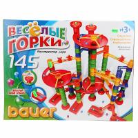 Конструктор "Веселые горки" 145 дет. (в коробке)